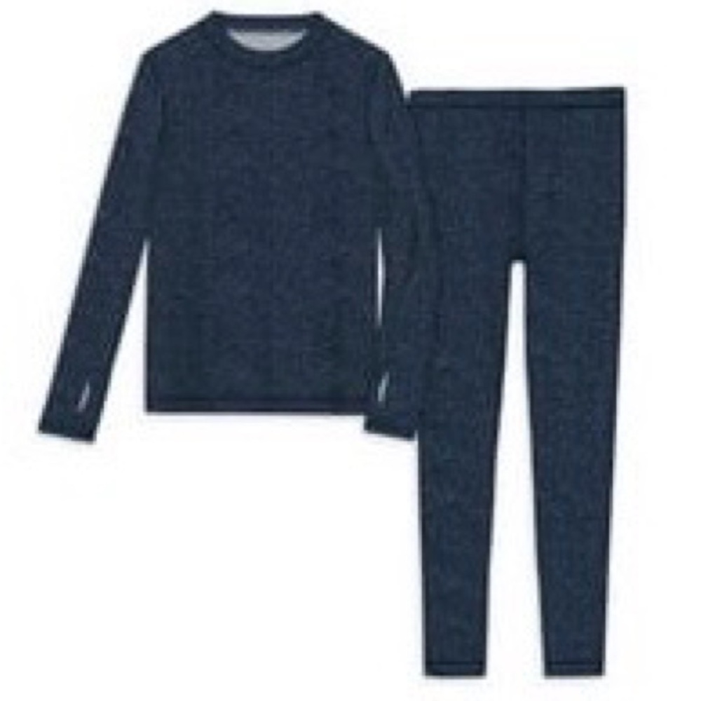 Premium Performance Youth Thermal Base Layer Set, Boy’s Large (10-12)